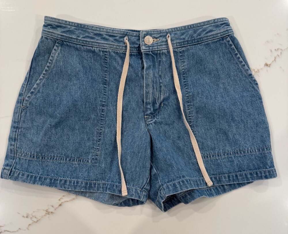 G.H. Bass & Co. Denim Drawstring Shorts Size 2
